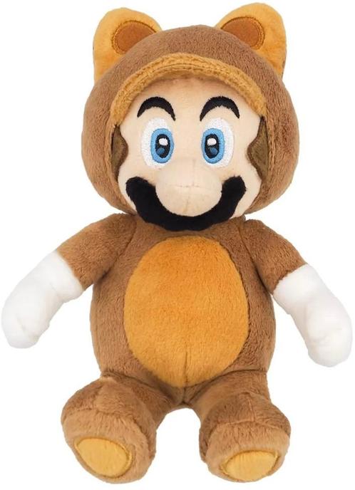 Super Mario - Tanooki Mario Knuffel (20 cm) | Together Plus, Kinderen en Baby's, Speelgoed | Knuffels en Pluche, Nieuw, Verzenden