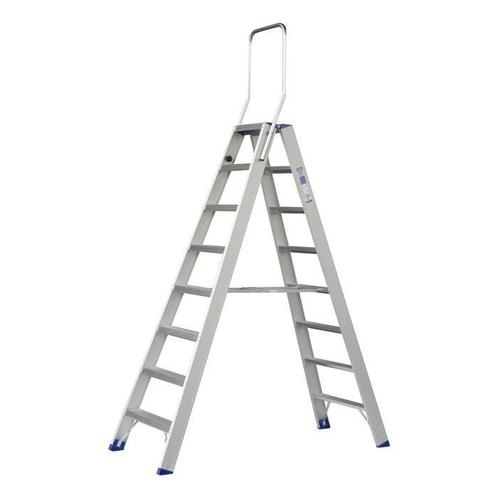 Dubbele Trap Maxall MTD 8 - Professioneel, Doe-het-zelf en Verbouw, Ladders en Trappen, Trap, Nieuw, 2 tot 4 meter, Verzenden