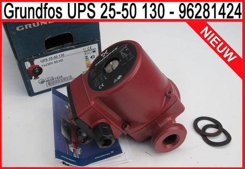 Grundfos UPS 25-50 130 - 96281424  Circulatie pomp inb,130mm, Doe-het-zelf en Verbouw, Verwarming en Radiatoren, Cv-ketel of Combi-ketel