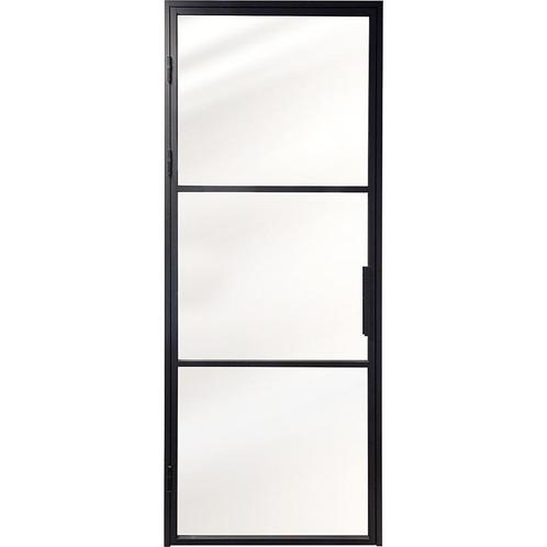 Binnendeur / aluminium pakket met kozijn staallook met glas, Doe-het-zelf en Verbouw, Deuren en Horren, Nieuw, Ophalen