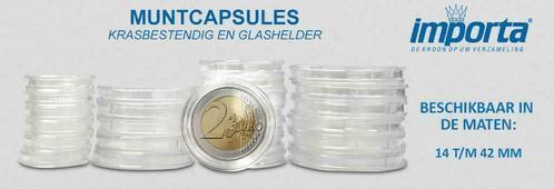 Importa Muntcapsules Muntcapsule € 2,00 2 euro Crystal Clear, Postzegels en Munten, Munten en Bankbiljetten | Toebehoren, Overige typen