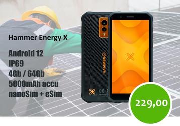 Hammer Energy X smartphone bouw | Inclusief tempered glass!