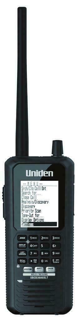 Uniden Bearcat UBCD3600XLT voor professionele luisteraars