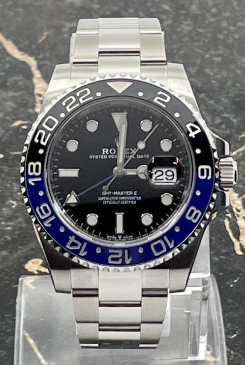Rolex GMT-Master II - 126710BLNR - Batman Oyster 2024, Sieraden, Tassen en Uiterlijk, Horloges | Heren, Staal, Nieuw, Staal, Rolex