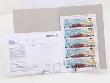 Spoorweg postzegels, ansichtkaarten met magazine van Zwit...