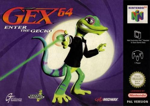 Gex 64 Enter the Gecko (Nintendo 64), Spelcomputers en Games, Games | Nintendo 64, Gebruikt, Verzenden