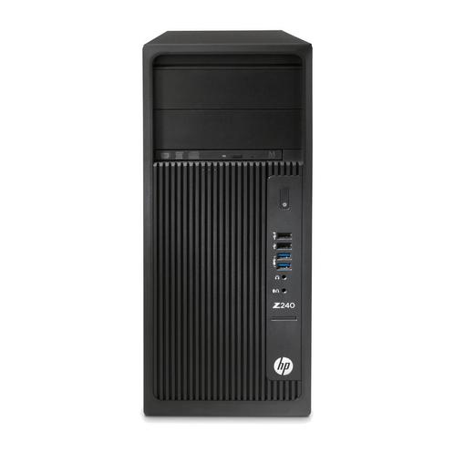 Refurbished HP Z240 Tower Gaming PC met garantie, Computers en Software, Desktop Pc's, 4 Ghz of meer, SSD, Met videokaart, Gebruikt