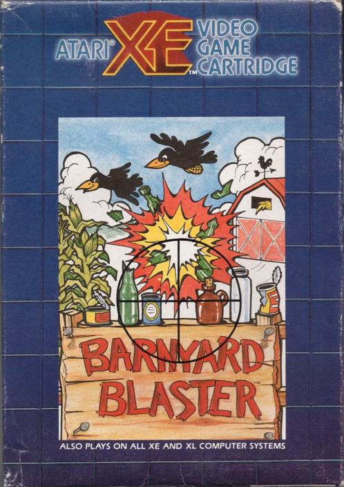 Atari XE Barnyard Blaster (In doos), Spelcomputers en Games, Games | Atari, Zo goed als nieuw, Verzenden