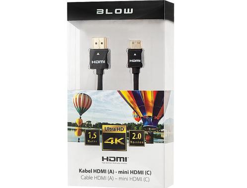 HDMI naar Mini HDMI - 4K - 1,5 meter, Spelcomputers en Games, Spelcomputers | Overige Accessoires, Nieuw, Ophalen of Verzenden