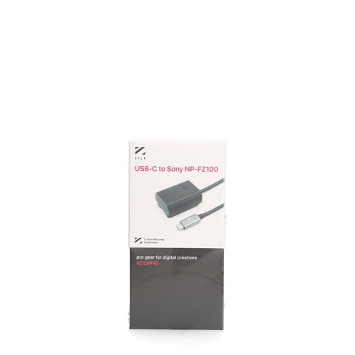 ZILR USB-C to Sony NP-FZ100 Dummy Battery, Audio, Tv en Foto, Fotografie | Fotostudio en Toebehoren, Zo goed als nieuw, Ophalen of Verzenden