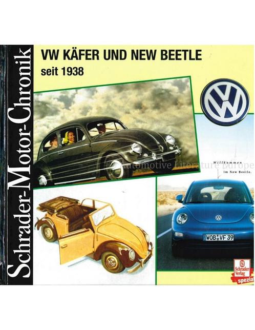 VW KÄFER UND NEW BEETLE SEIT 1938 (SCHRADER MOTOR CHRONIK), Boeken, Auto's | Boeken, Volkswagen