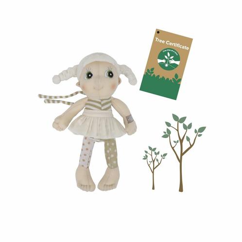 Rubens Barn Pop Lily Mini Ecobuds (Poppen 20 -32 cm, Poppen), Kinderen en Baby's, Speelgoed | Poppen, Overige typen, Nieuw, Ophalen of Verzenden