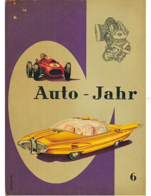 1958 - 1959 AUTO-JAHR JAARBOEK N° 06 DUITS, Boeken, Auto's | Folders en Tijdschriften