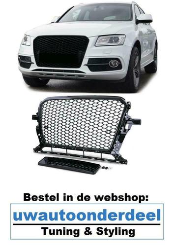 Audi Q5 8R RSQ5 Look Sport Grill Honingraat Zwart Glans