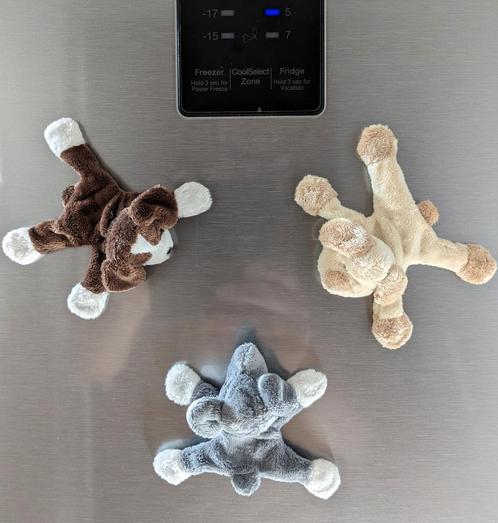 Set koelkastmagneten hondjes olifant knuffel plant magneet, Huis en Inrichting, Woonaccessoires | Memoborden, Magneetbord, Nieuw