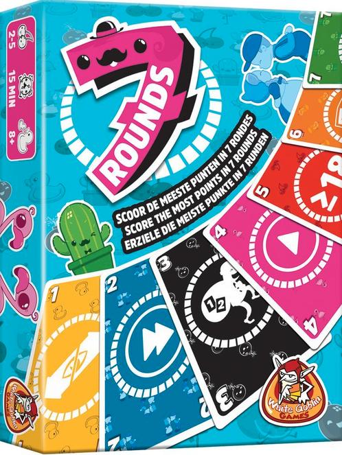 7 Rounds (standaard editie), Hobby en Vrije tijd, Gezelschapsspellen | Kaartspellen, Een of twee spelers, Drie of vier spelers