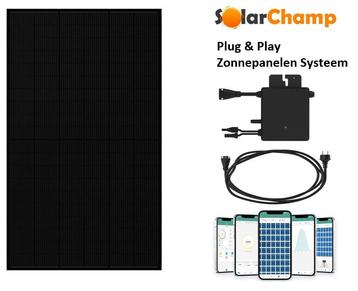 Zonnepanelenset plug en play systeem met zwarte Jinko 435Wp
