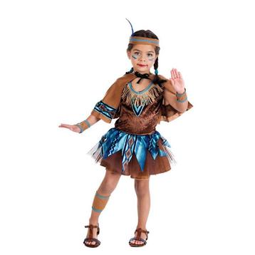 Verkleedkleding -carnaval - anne agave indiaan - meisje -