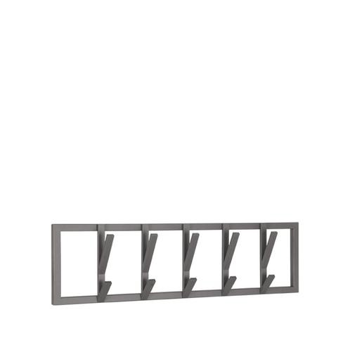 LABEL51 - Kapstok Frame - Burned Steel Metaal, Huis en Inrichting, Woonaccessoires | Kapstokken, Wandkapstok, Nieuw, Metaal, Minder dan 100 cm