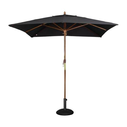 Bolero vierkante zwarte parasol 2,5 meter, Zakelijke goederen, Horeca | Meubilair en Inrichting, Verzenden