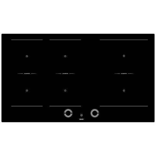 Flex Inductie Kookplaat | 90 cm | Booster | 6 zones, Witgoed en Apparatuur, Kookplaten, Inbouw, 5 kookzones of meer, Nieuw, Inductie