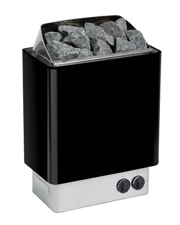 Sauna Oven 60 St - 6,0 Kw (5-8 M³) zwart incl. besturing