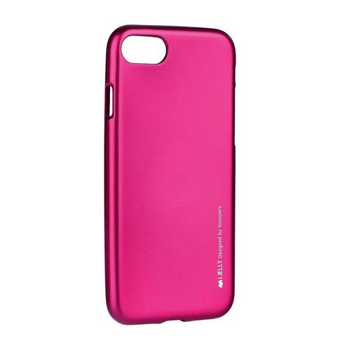 iPhone 8 - i Jelly Metal - Hot Pink, Telecommunicatie, Mobiele telefoons | Hoesjes en Frontjes | Apple iPhone, Ophalen of Verzenden