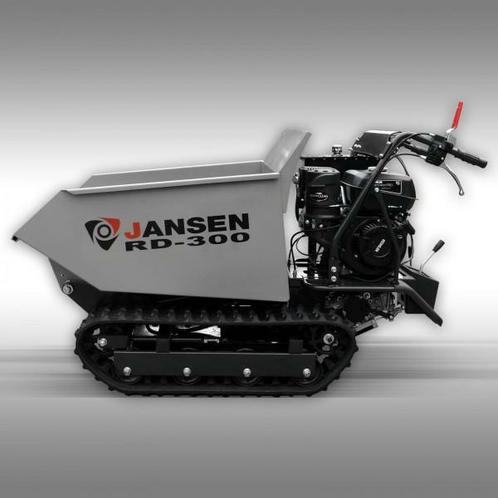 Rupsdumper Jansen RD-300, hydraulische kiepbak, benzinemotor, Zakelijke goederen, Machines en Bouw | Tuin, Park en Bosbouw, Overige typen