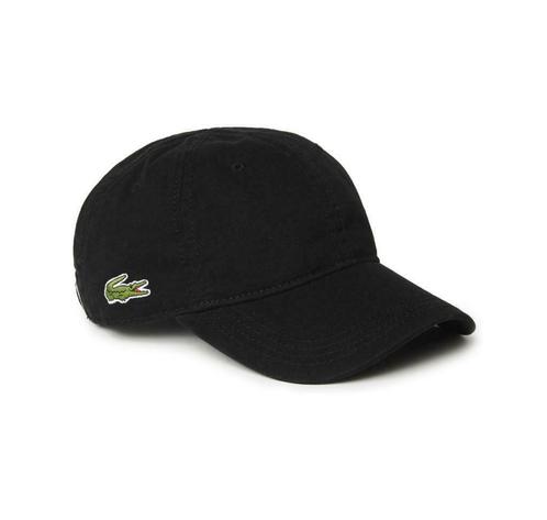 Lacoste Cap Katoen Zwart, Kleding | Dames, Hoeden en Petten, Nieuw, Verzenden