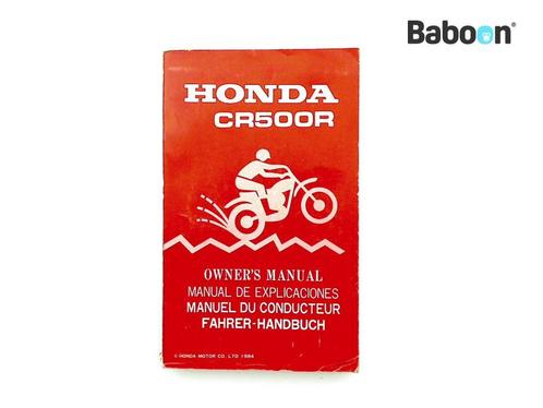 Instructie Boek Honda CR 500 R (CR500R) (36KA5620), Motoren, Onderdelen | Honda, Gebruikt, Verzenden
