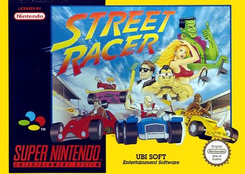 Street Racer (zonder handleiding) (Super Nintendo), Spelcomputers en Games, Games | Nintendo Super NES, Gebruikt, Verzenden