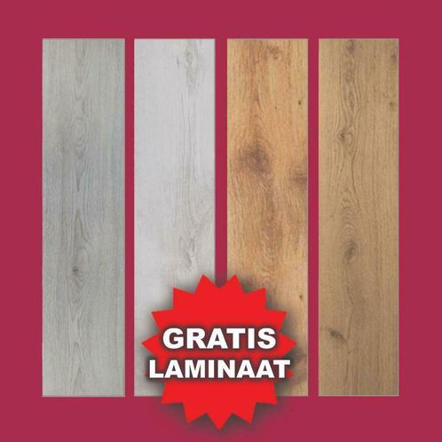 Laminaat in 4 kleuren GRATIS nu bij BEBO PARKET!, Huis en Inrichting, Stoffering | Vloerbedekking, 75 m² of meer, Laminaat, Wit