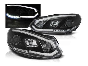 LED tube DRL Black koplampen geschikt voor VW Golf 6