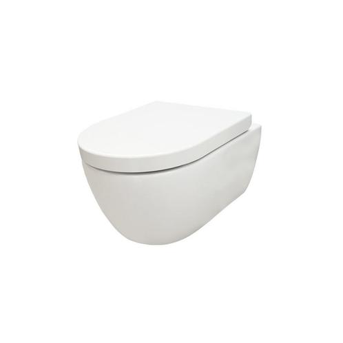 Sani Royal Hangend Toilet Wandcloset Standaard Rimfree 55 cm, Doe-het-zelf en Verbouw, Sanitair
