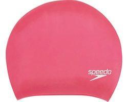 Speedo Long Hair Silicone Cap Unisex - Roze - One Size, Sport en Fitness, Overige Sport en Fitness, Ophalen of Verzenden