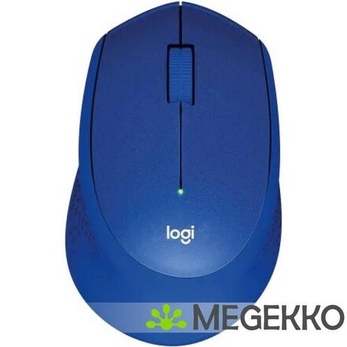 Logitech Mouse M330 Silent Plus Blauw, Computers en Software, Muizen, Nieuw, Verzenden