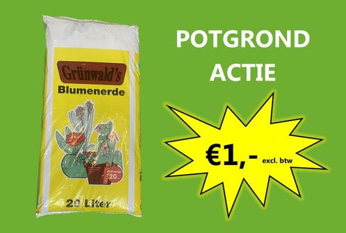 EXCLUSIEVE DEAL! Potgrond zak van 20L voor maar €1!, Tuin en Terras, Plantenvoeding, Nieuw, Ophalen