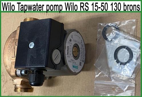 Wilo Tapwater Circulatie pomp Wilo RS 15-50 130 brons, Doe-het-zelf en Verbouw, Verwarming en Radiatoren, Cv-ketel of Combi-ketel