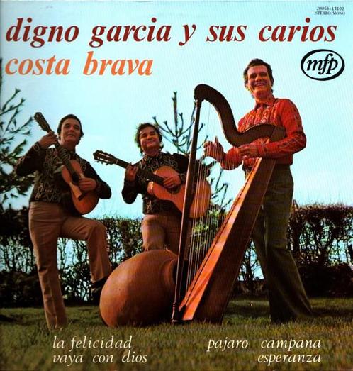 Lp - Digno Garcia Y Sus Carios - Costa Brava, Cd's en Dvd's, Vinyl | Wereldmuziek, Zo goed als nieuw, Verzenden