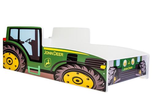 Tractor kinderbed - John Deer Groen - 140x70 cm, Kinderen en Baby's, Kinderkamer | Bedden, Nieuw, Ophalen of Verzenden