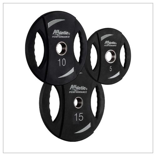 Olympic Weight Plates PU - 25 Kg, Sport en Fitness, Fitnessmaterialen, Overige typen, Nieuw, Verzenden