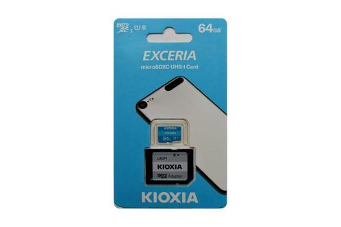 Kioxia (Toshiba) Exceria 64GB microSDXC geheugenkaart, Audio, Tv en Foto, Fotografie | Geheugenkaarten, SD, Nieuw, Ophalen of Verzenden