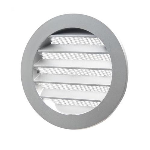Aluminium muurrooster 80 mm | Grijs, Doe-het-zelf en Verbouw, Ventilatie en Afzuiging, Nieuw, Verzenden