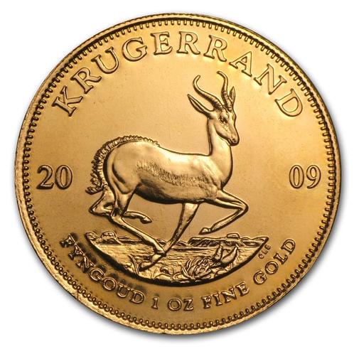 Gouden Krugerrand 1 oz 2009, Postzegels en Munten, Munten | Afrika, Losse munt, Goud, Zuid-Afrika, Verzenden
