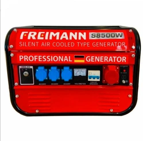 Freimann FM-S8500W: Luchtgekoelde Professionele Benzinegener, Doe-het-zelf en Verbouw, Aggregaten, Benzine, Nieuw, Elektrisch startend