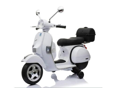 VESPA PX150, 12 volt elektrische scooter met rubberen banden, Kinderen en Baby's, Speelgoed | Speelgoedvoertuigen, Nieuw, Ophalen of Verzenden