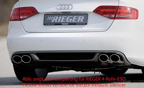 Rieger diffuser | A4 (B8/B81): 11.07-12.11 (tot Facelift) -, Auto-onderdelen, Carrosserie en Plaatwerk, Nieuw, Audi, Ophalen of Verzenden