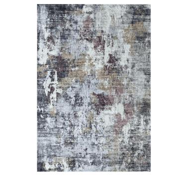 Vloerkleed geprint wit rood 160x230cm tapijt
