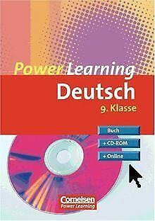 Power learning - Deutsch 9. Klasse  Book, Spelcomputers en Games, Games | Overige, Gebruikt, Verzenden