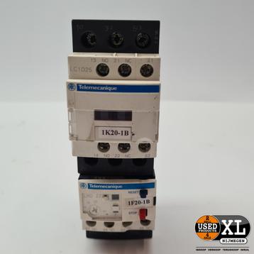 Telemecanique LC1D25 Contactor w/LRD 04 Relay 0.4-0.63A I...